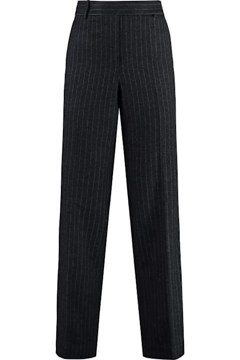 MICHAEL Michael Kors Pants & Shorts for Women MICHAEL Michael Kors Pinstriped Wool Trousers