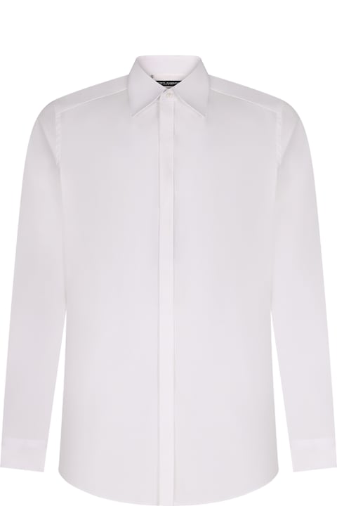 Clothing Sale for Men Dolce & Gabbana Stretch Cotton Shirt