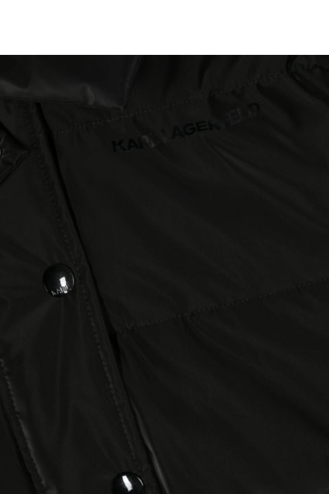 Karl Lagerfeld Kids Coats & Jackets for Girls Karl Lagerfeld Kids Down Floor