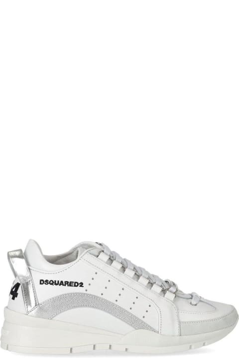 ウィメンズ Dsquared2のスニーカー Dsquared2 Logo Embroidered Lace-up Sneakers