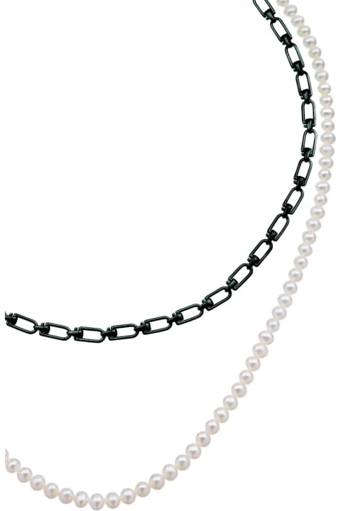 Necklaces for Women EÉRA 'reine' Double Necklace With Pearls