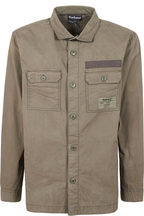 Barbour Shirts for Men Barbour Two Buttoned Pocket Shirt
