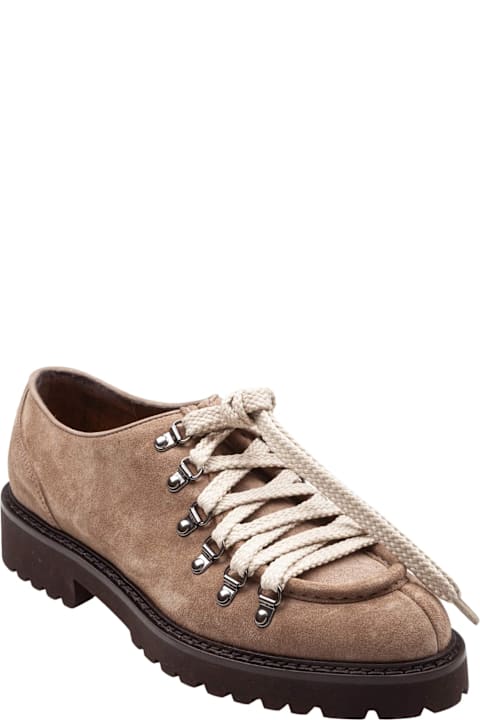 Homeware Doucal's Parabout Suede Lace-up Shoe With Hooks