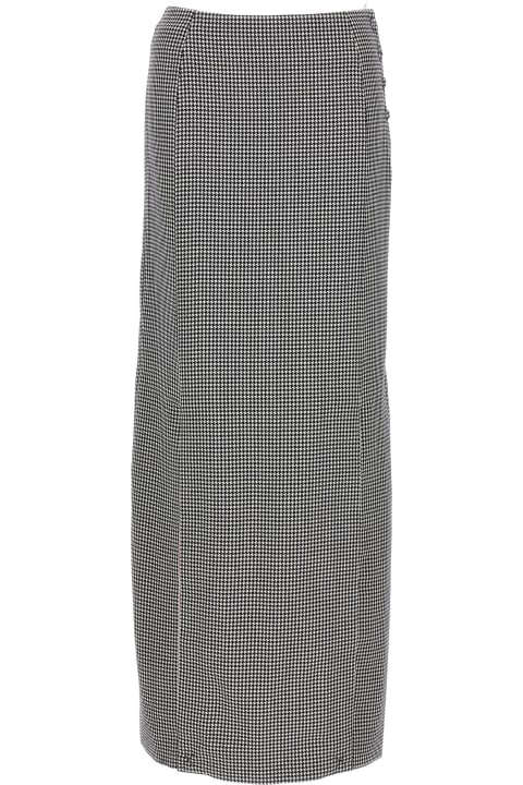 Thom Browne for Women Thom Browne Pied De Poule Long Skirt