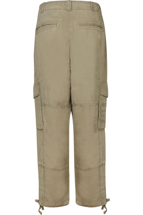Polo Ralph Lauren Pants & Shorts for Women Polo Ralph Lauren Olive Lyoc Blend Cargo Trousers Polo Ralph Lauren