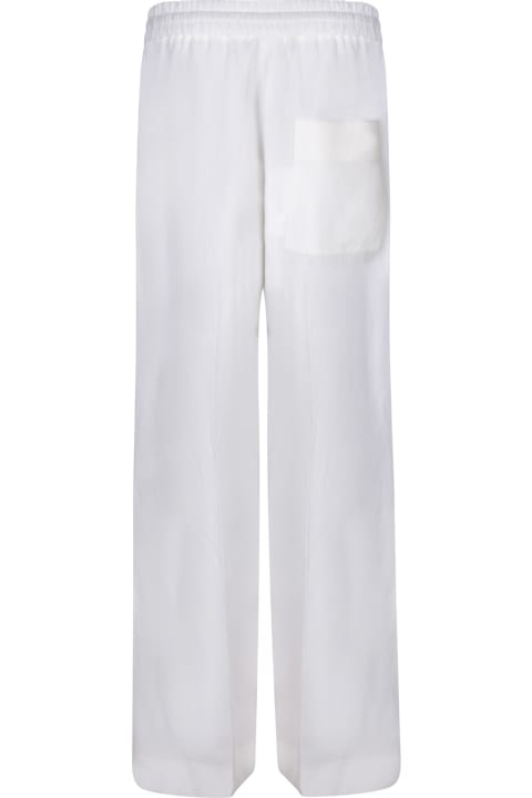 Pants & Shorts for Women Paul Smith Wide-fit Cream Trousers