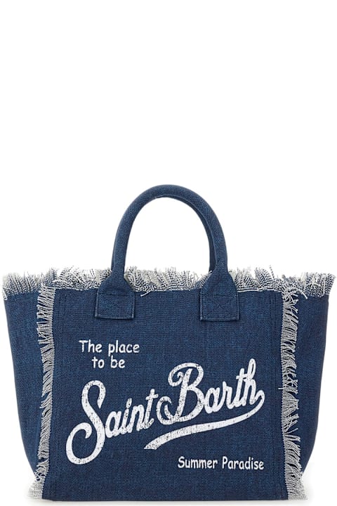 MC2 Saint Barth for Women MC2 Saint Barth Logo Print Shopper Bag