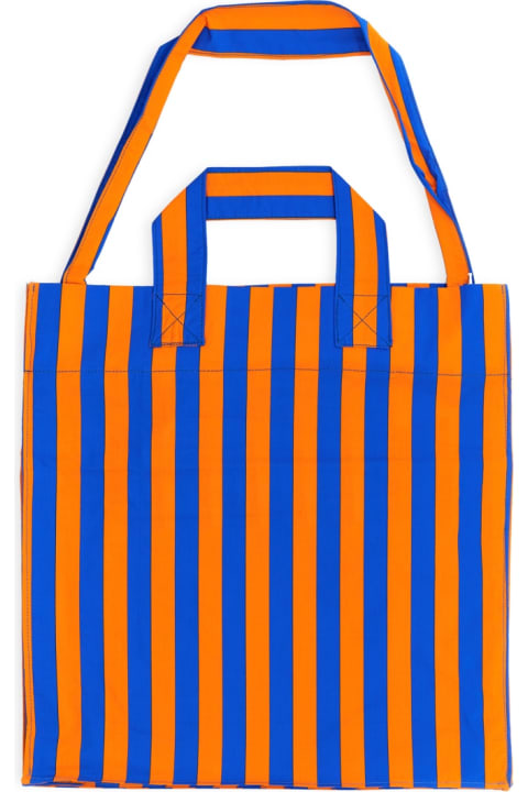 Totes for Men Sunnei Shopper Bag With Striped Pattern