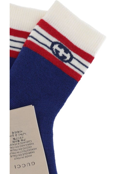 Logo Intarsia Socks