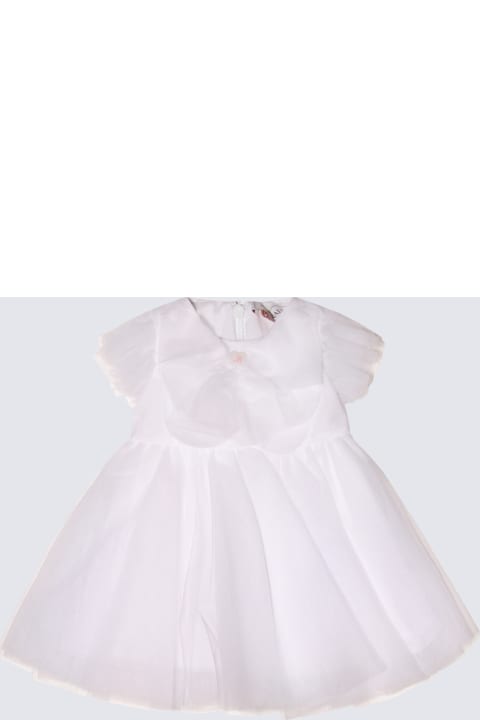 Sale for Baby Boys Monnalisa White Cotton Ruffles Dress