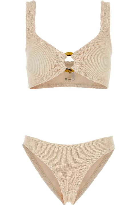 Homeware Hunza G Pastel Orange Stretch Nylon Julia Bikini