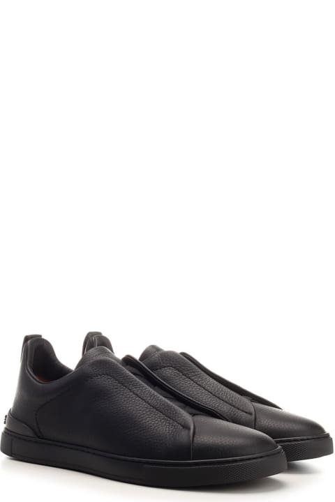Zegna Sneakers for Men Zegna Low Top 'triple Stitch' Sneakers