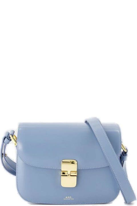 A.P.C. Shoulder Bags for Women A.P.C. Grace Logo Printed Small Shoulder Bag