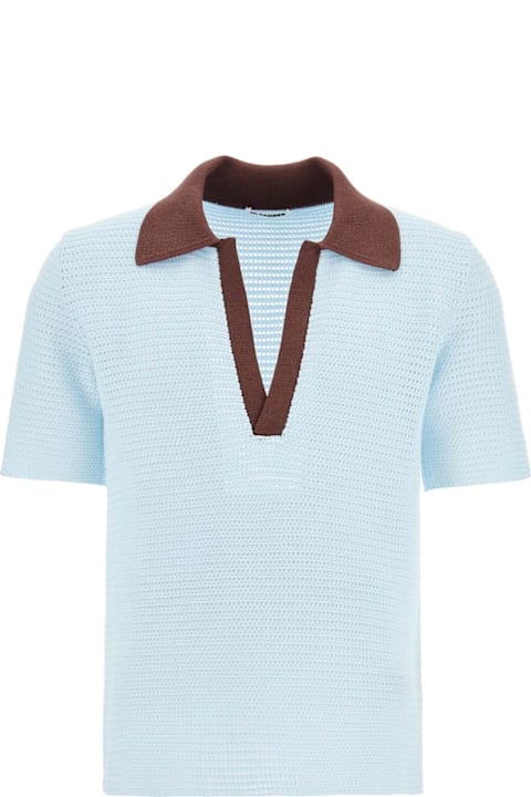 Homeware Jil Sander Short-sleeved Polo Shirt In Perfor