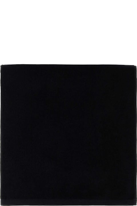 Ami Alexandre Mattiussi Swimwear for Women Ami Alexandre Mattiussi Black Cotton Beach Towel