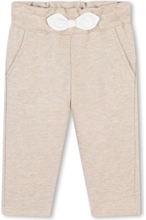 Bottoms for Baby Girls Chloé Chloè Kids Trousers Beige