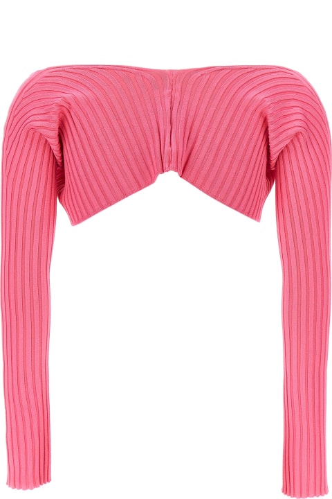 Sweaters for Women Jacquemus 'le Maille Pralu' Cropped Cardigan