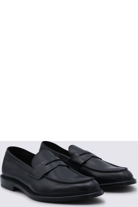 Doucal's for Women Doucal's Black Leather Loafer