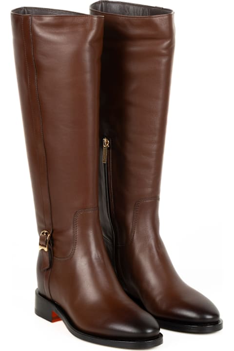 Santoni for Kids Santoni Santoni Boots Brown