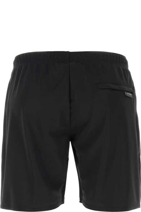 Courrèges Pants for Men Courrèges Black Polyester Bermuda Shorts