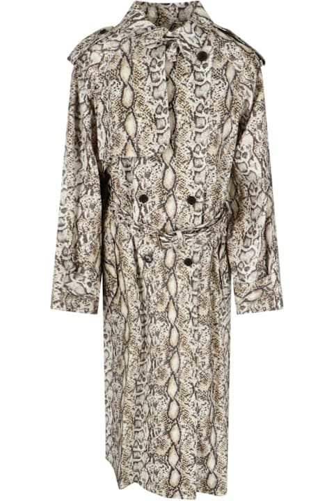 Isabel Marant for Women Isabel Marant Double-breasted Belted Trench Coat