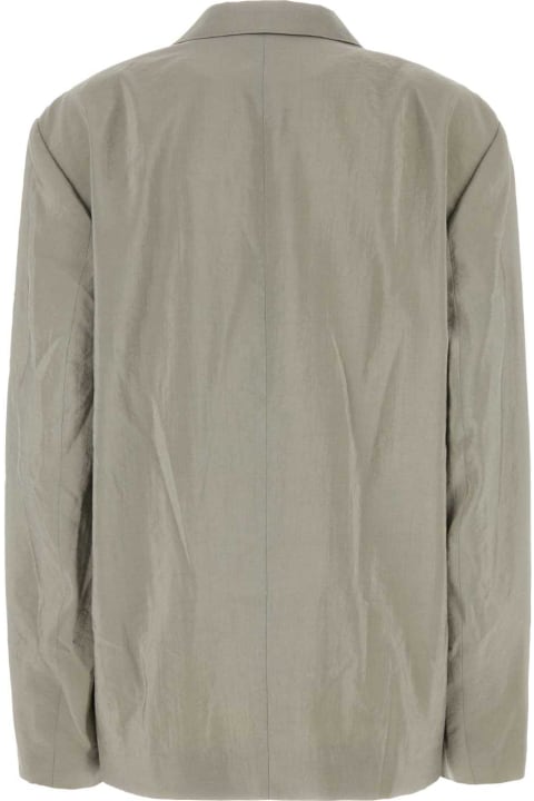 Lemaire Coats & Jackets for Women Lemaire Dove Grey Silk Blend Blazer