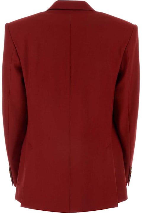 Stella McCartney Coats & Jackets for Women Stella McCartney Burgundy Wool Blazer