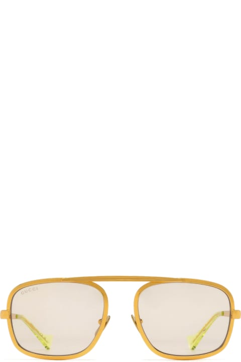 Gucci Eyewear Eyewear for Women Gucci Eyewear Gg1250s Gold Sunglasses