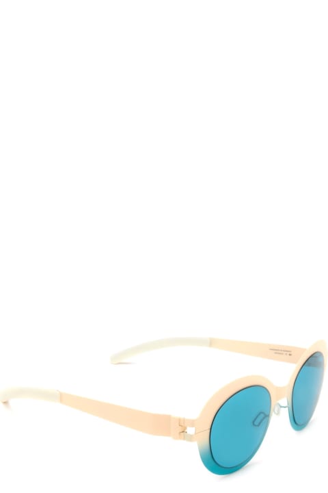Focus Chantilly White/turquoise Sunglasses