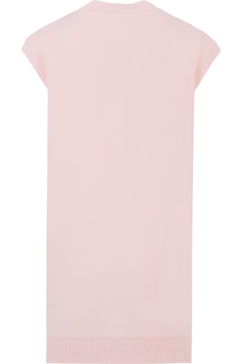 أدوات منزلية Fendi Pink Dress For Girl With Logo