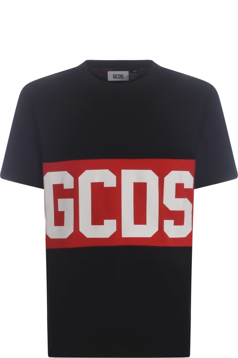 GCDS for Men GCDS T-shirt Gcds "banda Logo" Made Of Cotton