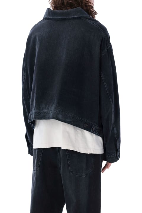Balenciaga for Men Balenciaga Off-shoulder Denim Jacket
