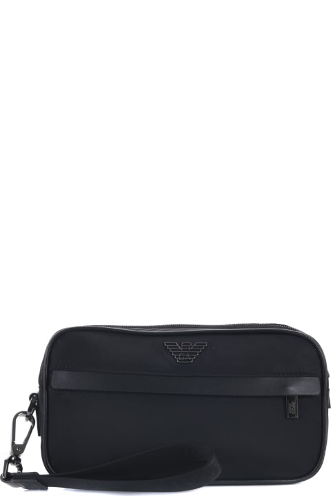 Shoulder Bags for Men Emporio Armani Sustainability Collection Handbag