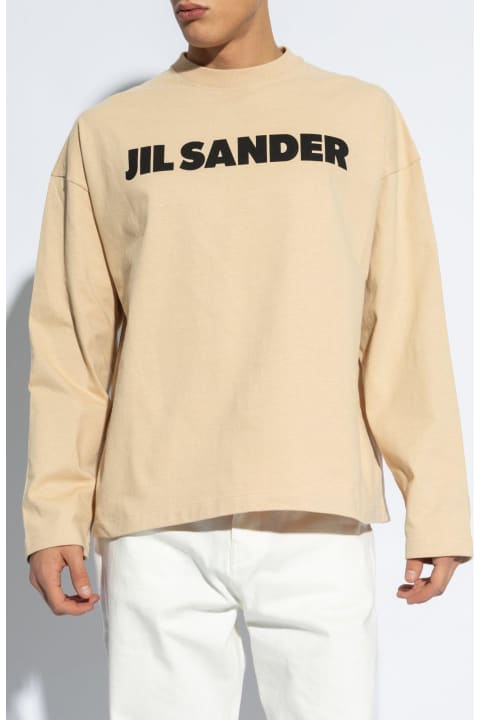 メンズ Jil Sanderのトップス Jil Sander Logo Printed Long-sleeved T-shirt