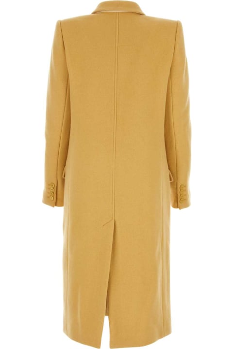 Isabel Marant Coats & Jackets for Women Isabel Marant Mustard Wool Blend Theodore Coat