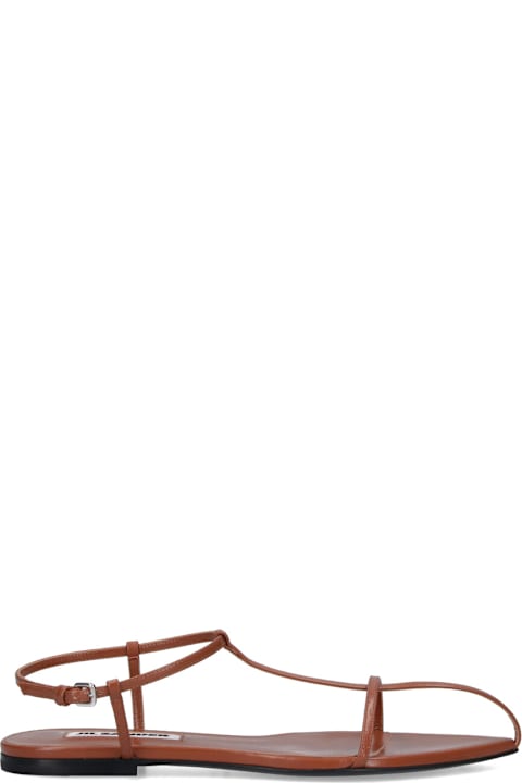 Jil Sander Leather Sandals