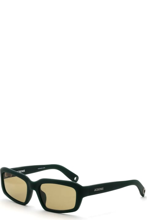 Eyewear Sale for Men Jacquemus Marino - Matte Green / Green Lens Sunglasses