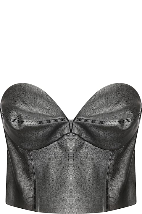 Desa 1972 Clothing for Women Desa 1972 Leather Bustier Top