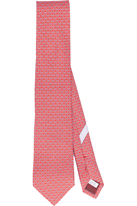 Ties for Men Ferragamo Salvatore Ferragamo Ties Red