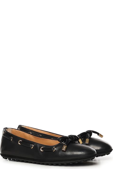 Tod's Nappa Leather Ballerina Flats