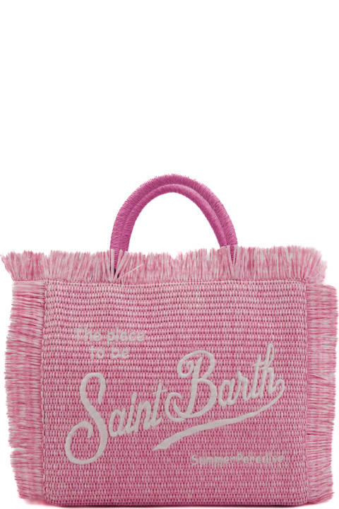 Fashion for Women MC2 Saint Barth Colette Straw Bag In Pink Straw