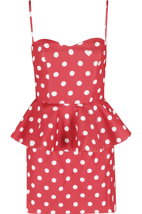 Fiorucci for Kids Fiorucci Dot Crepe Pelum Mini Dress
