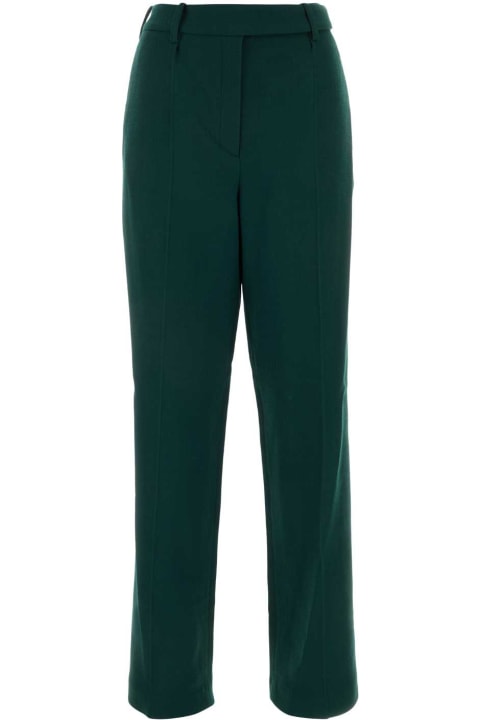 Alexandre Vauthier Pants & Shorts for Women Alexandre Vauthier Dark Green Wool Pant