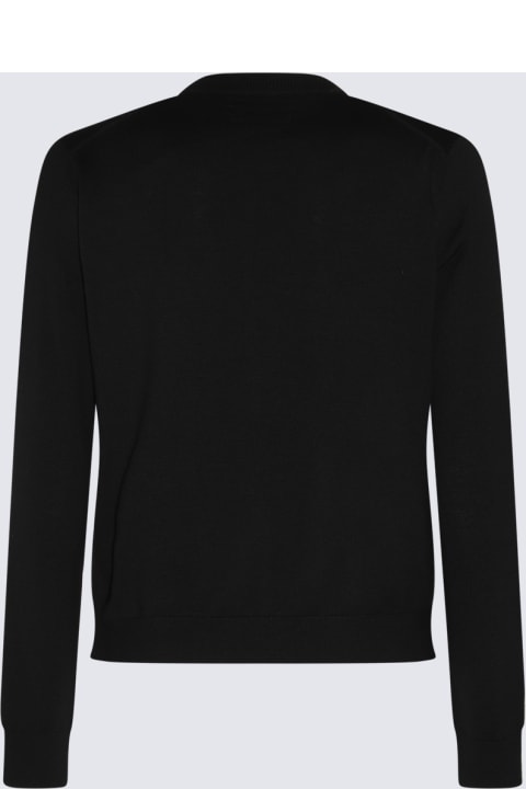 Fleeces & Tracksuits for Men AMIRI Black Wool And Cotton Blend Sweater