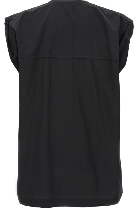 Lemaire for Women Lemaire 'cap Sleeve Top With Snaps' Blouse