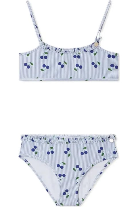 Swimwear for Girls Bonpoint Printed Royal Blue Amari Bikini