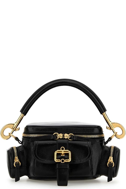 Chloé Black Leather Small Camera Bag Handbag