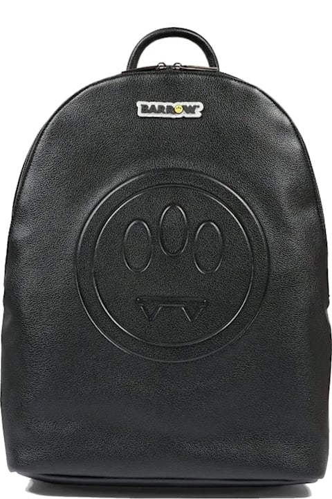Homeware Barrow Black Backpack For Kids With Smiley
