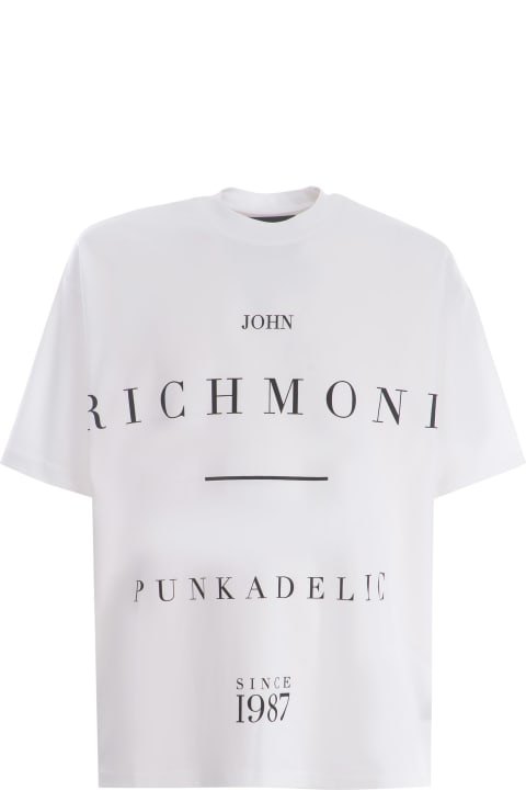 メンズ Richmondのトップス Richmond T-shirt Richmond "since1987" Made Of Cotton