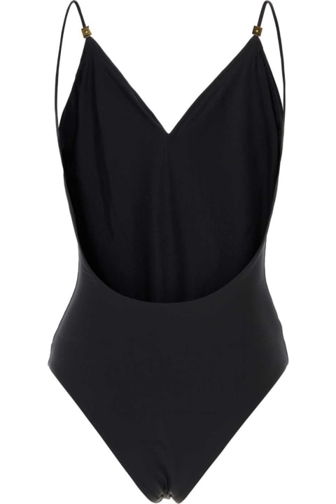 Swimwear for Women Miu Miu Black Stretch Nylon Swimsuit